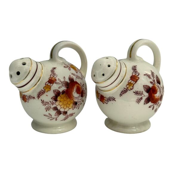 Vintage Noritake Moriyama Morimachi Japan Tea Pot Style Salt & Pepper Shakers - Picture 1 of 10